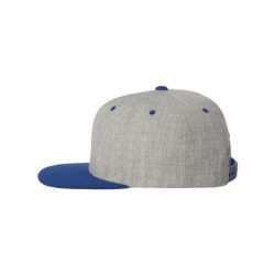 Flat Bill Snapback Cap