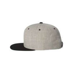 Flat Bill Snapback Cap