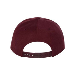 Flat Bill Snapback Cap