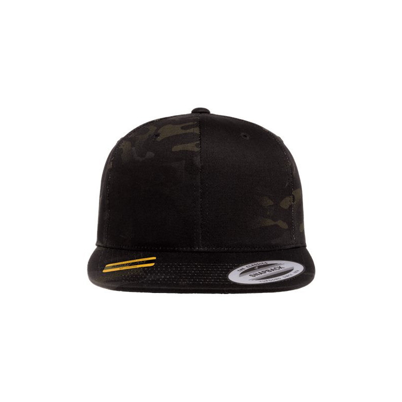 Flat Bill Snapback Cap