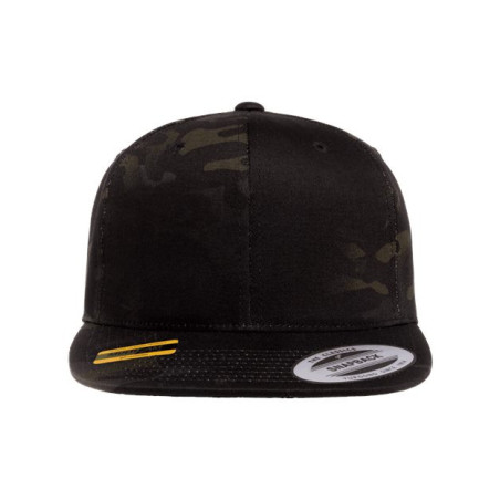 Flat Bill Snapback Cap