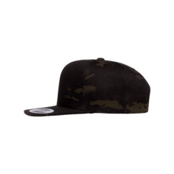 Flat Bill Snapback Cap