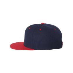Flat Bill Snapback Cap