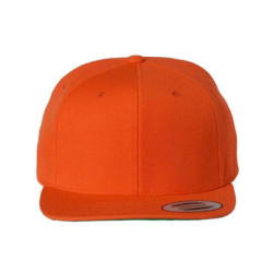 Flat Bill Snapback Cap
