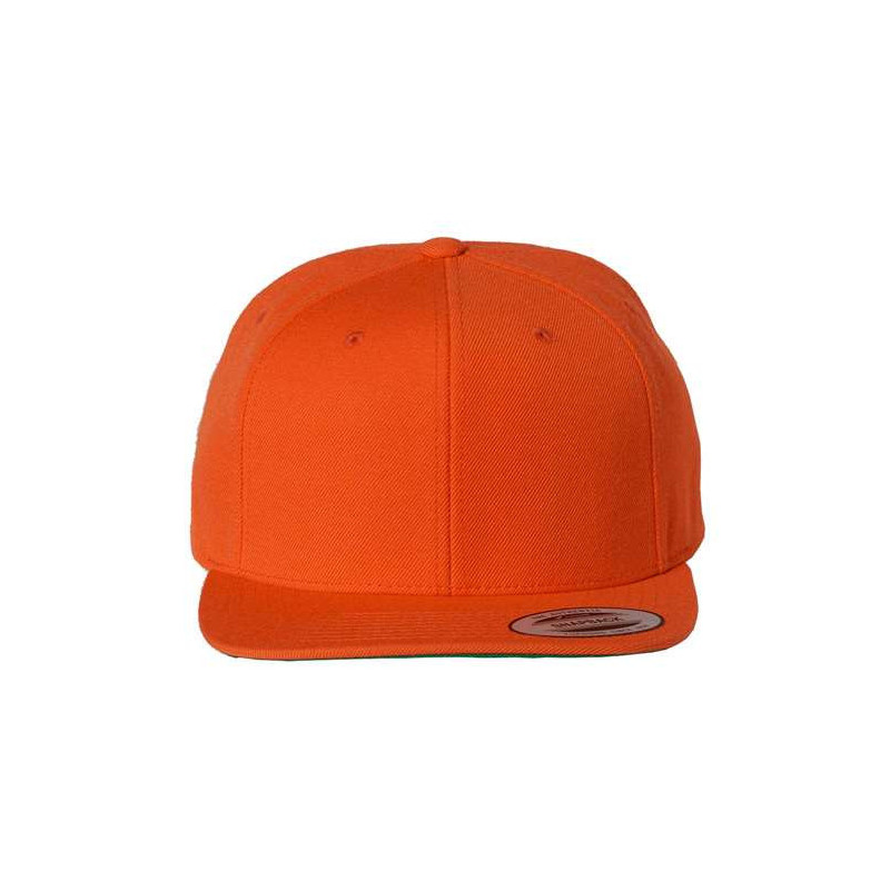 Flat Bill Snapback Cap