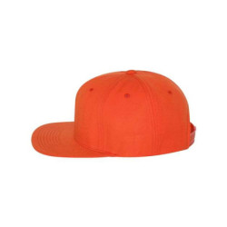Flat Bill Snapback Cap
