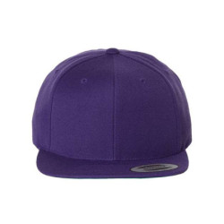 Flat Bill Snapback Cap