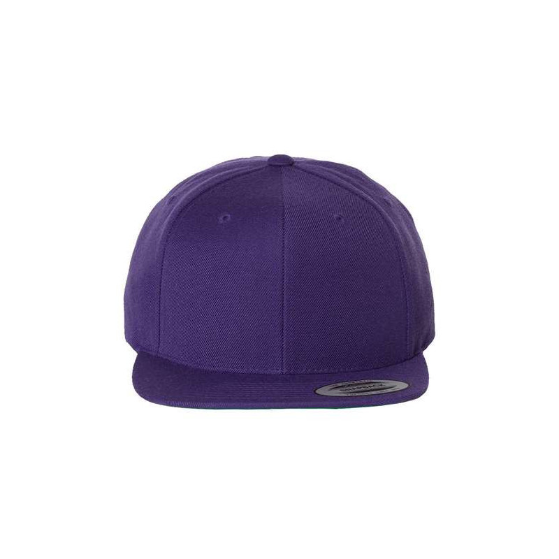 Flat Bill Snapback Cap