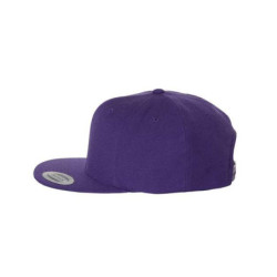 Flat Bill Snapback Cap