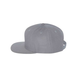 Flat Bill Snapback Cap