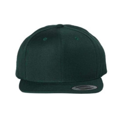 Flat Bill Snapback Cap