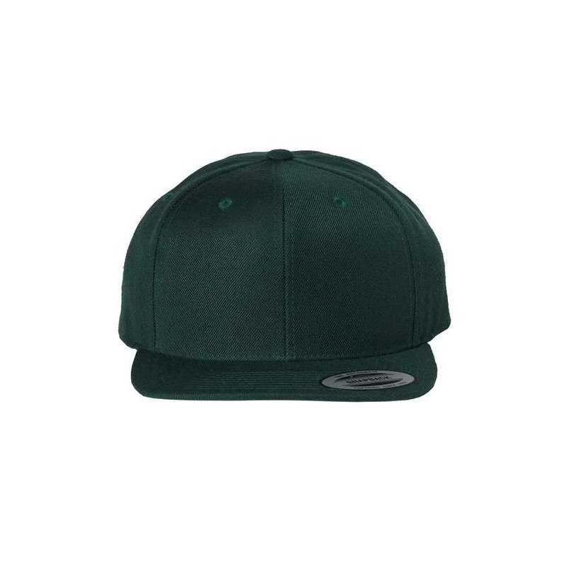 Flat Bill Snapback Cap