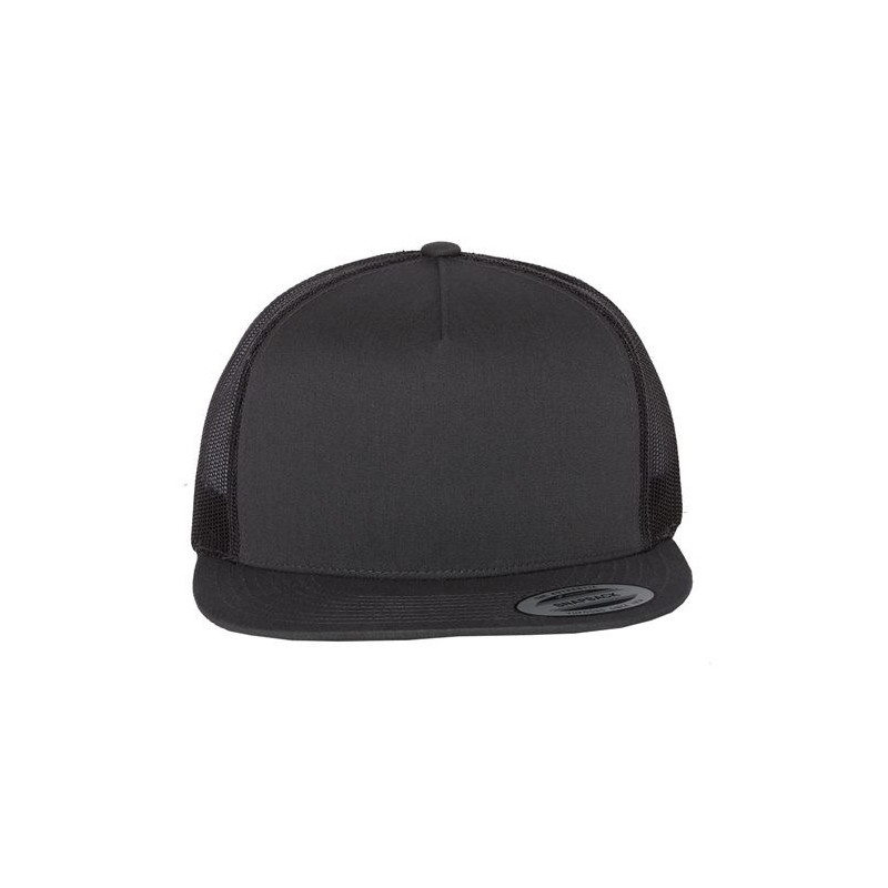 Flat Bill Trucker Cap