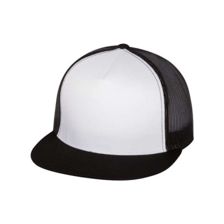 Flat Bill Trucker Cap
