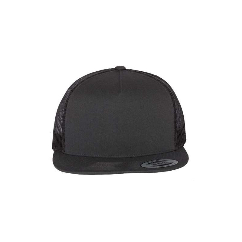 Flat Bill Trucker Cap