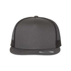 Flat Bill Trucker Cap