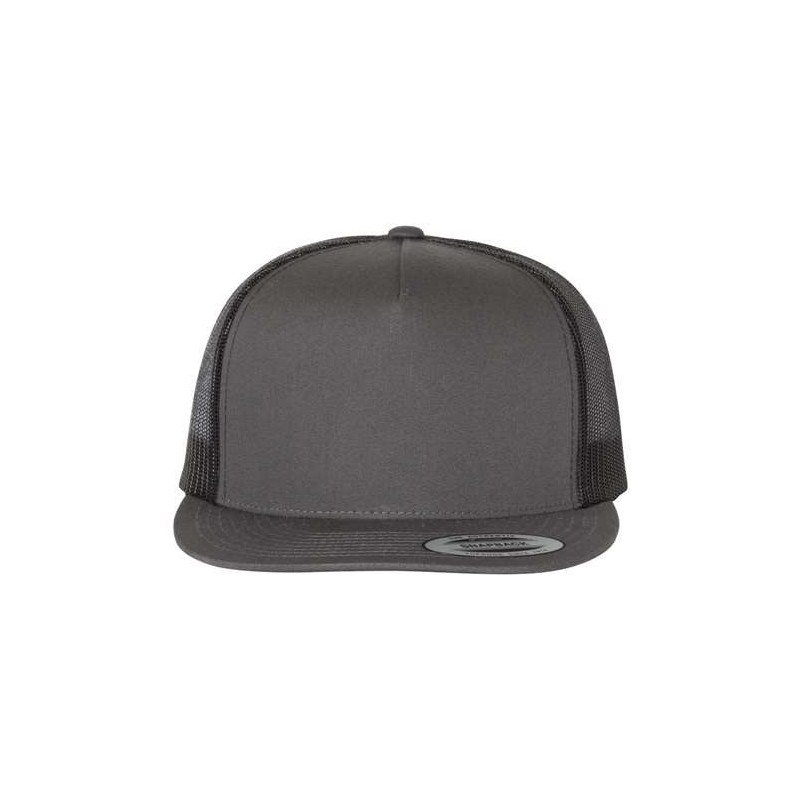 Flat Bill Trucker Cap