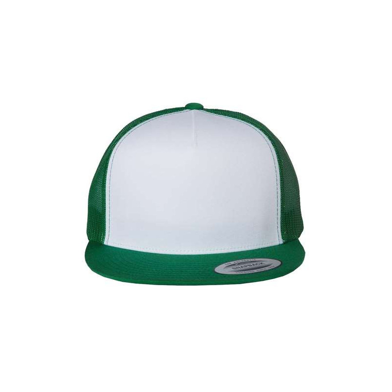 Flat Bill Trucker Cap