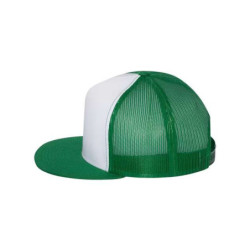 Flat Bill Trucker Cap