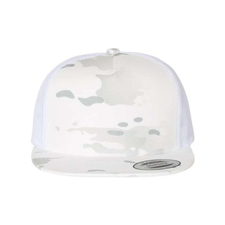 Flat Bill Trucker Cap