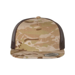 Flat Bill Trucker Cap