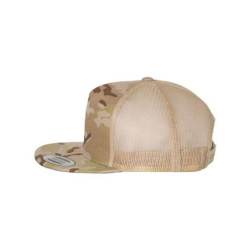 Flat Bill Trucker Cap