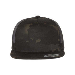 Flat Bill Trucker Cap