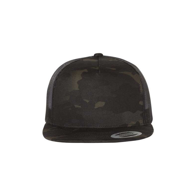 Flat Bill Trucker Cap