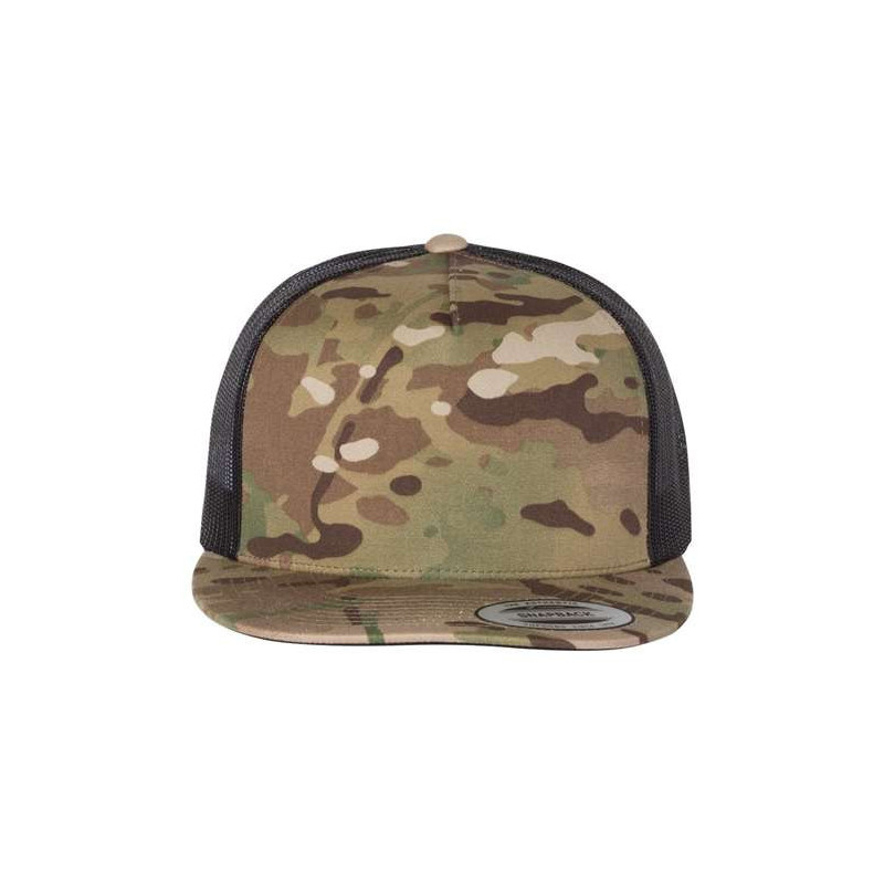 Flat Bill Trucker Cap