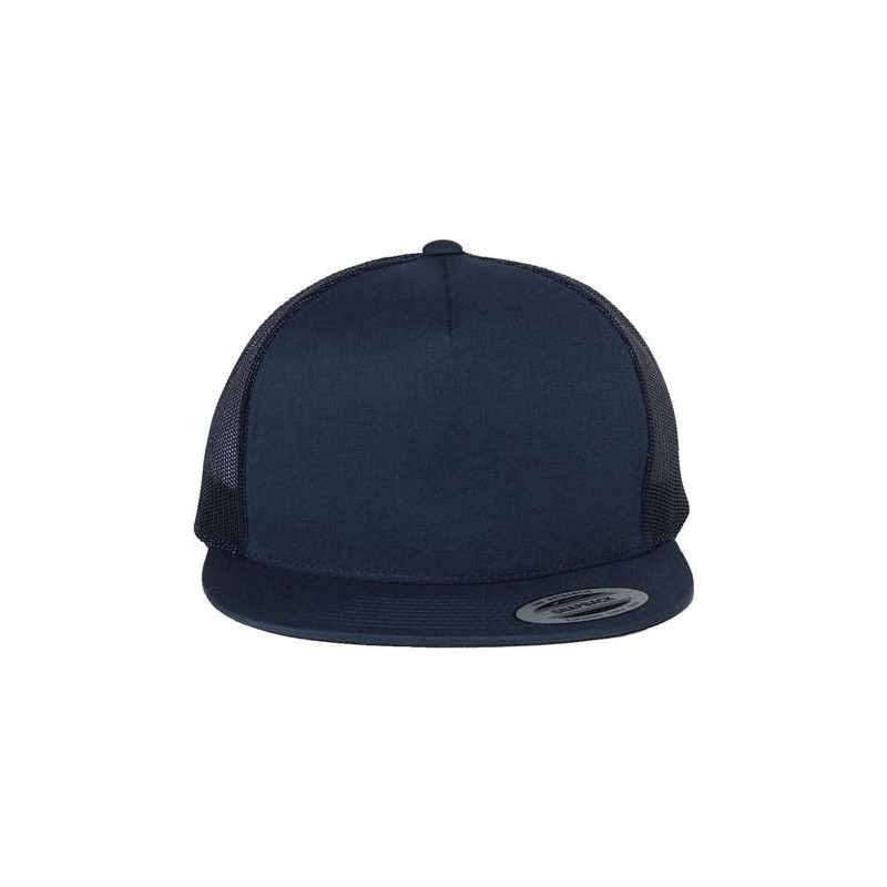 Flat Bill Trucker Cap