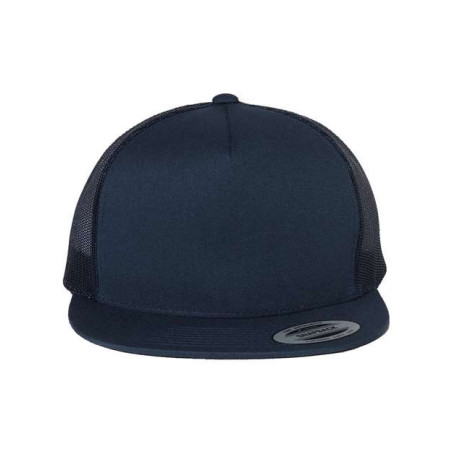 Flat Bill Trucker Cap