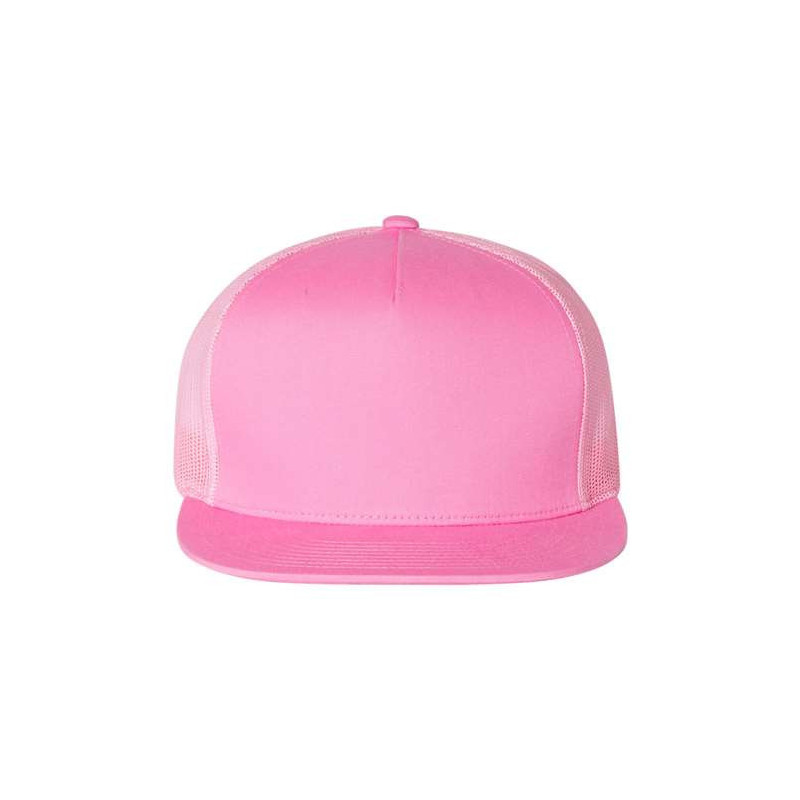 Flat Bill Trucker Cap