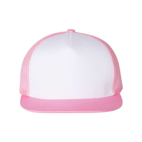 Flat Bill Trucker Cap