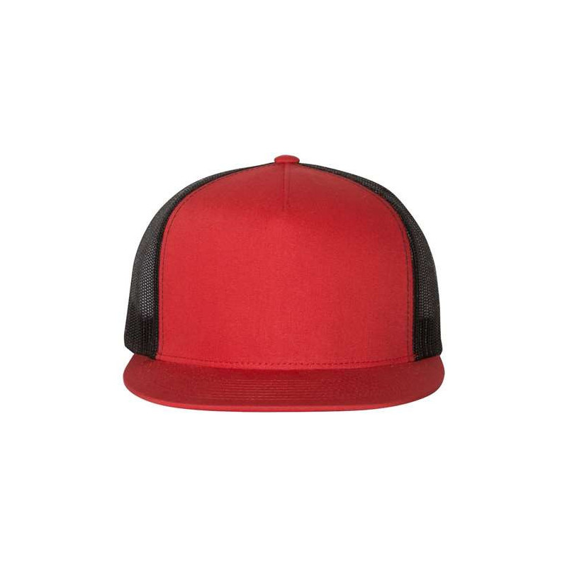 Flat Bill Trucker Cap