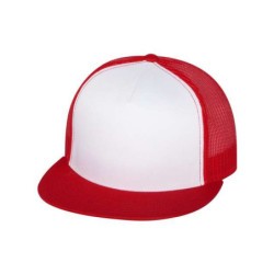 Flat Bill Trucker Cap