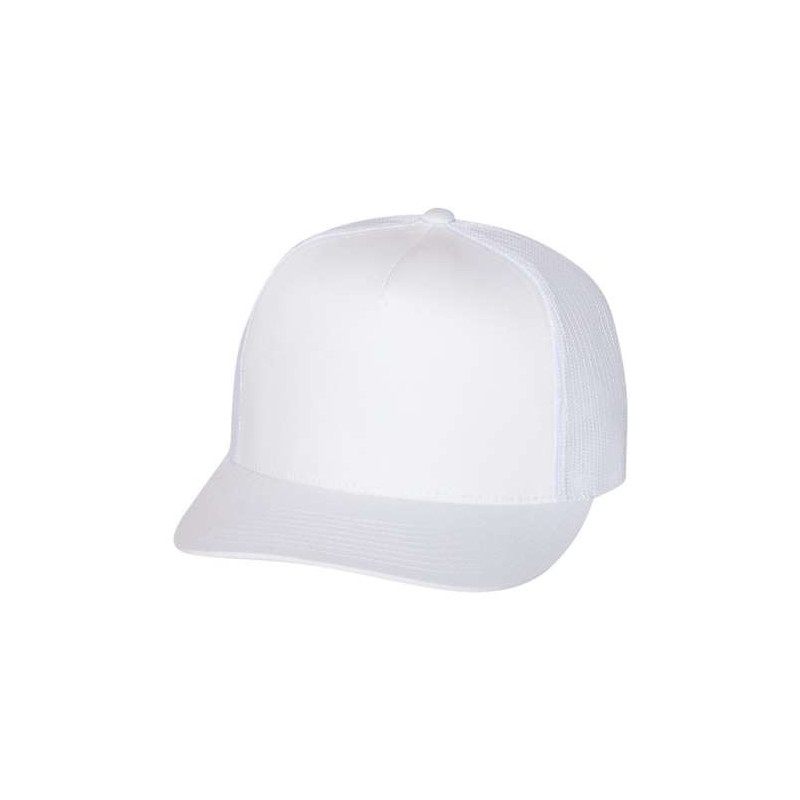 Flat Bill Trucker Cap