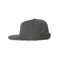 Wool Blend Snapback Cap