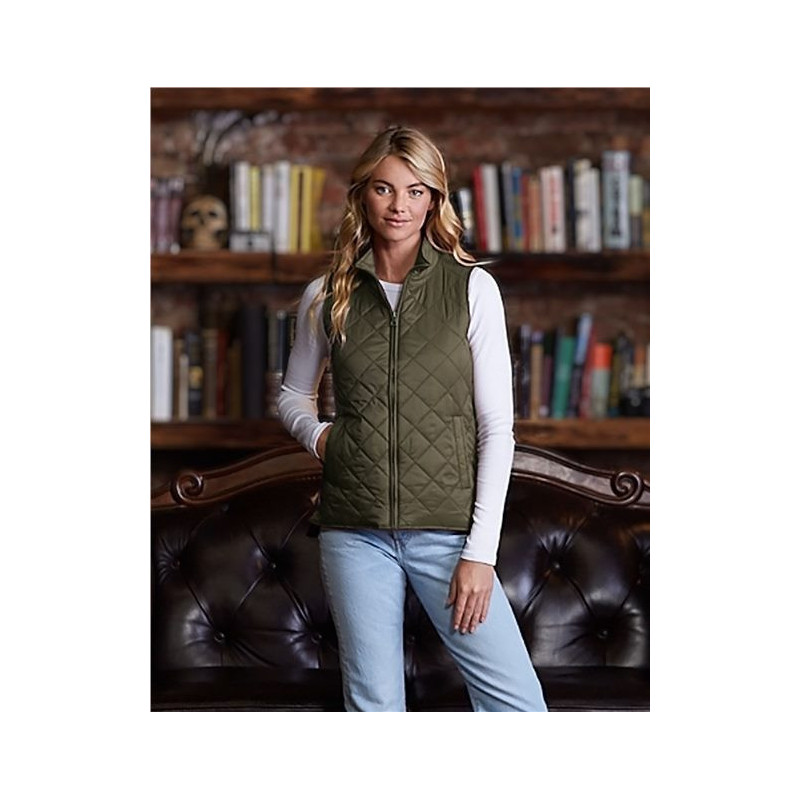 Women's Vintage Diamond Quilted Vest