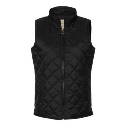 Women's Vintage Diamond Quilted Vest