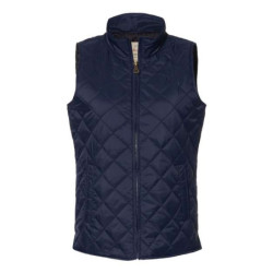 Women's Vintage Diamond Quilted Vest
