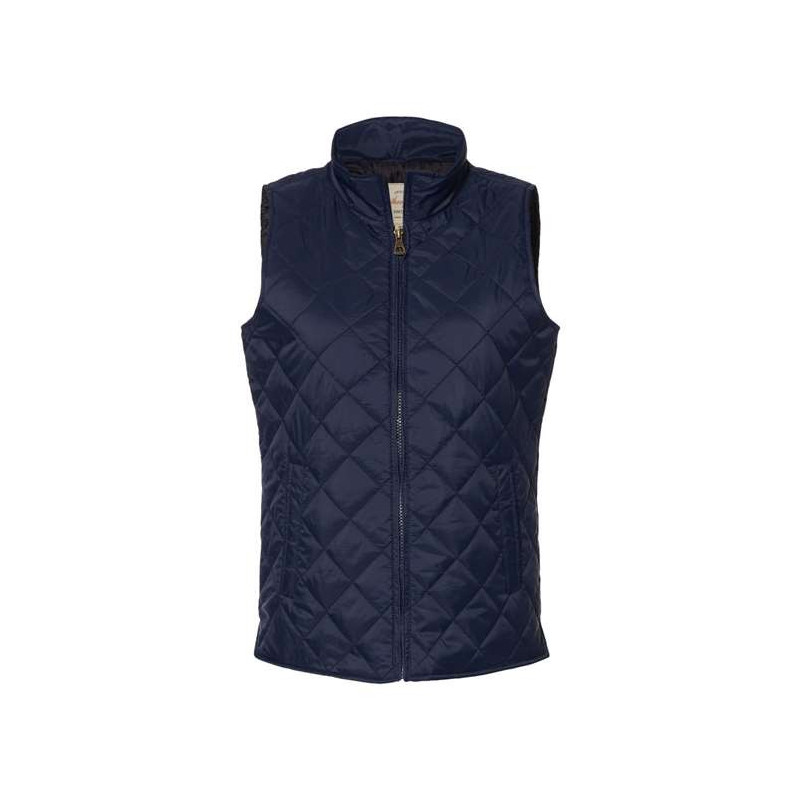Women's Vintage Diamond Quilted Vest