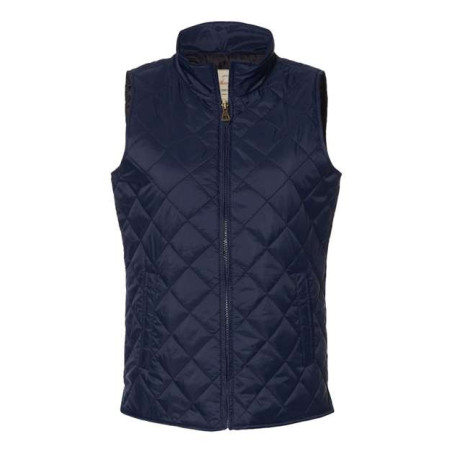 Women's Vintage Diamond Quilted Vest