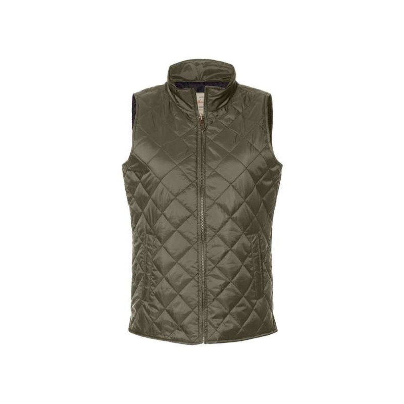 Women's Vintage Diamond Quilted Vest