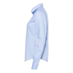 Women's Cotton/Poly Solid Point Collar Shirt
