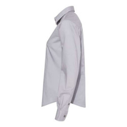 Women's Cotton/Poly Solid Point Collar Shirt