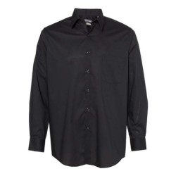 Broadcloth Point Collar Solid Shirt