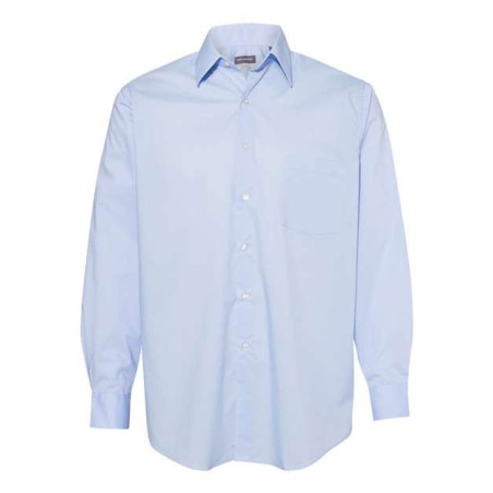 Broadcloth Point Collar Solid Shirt