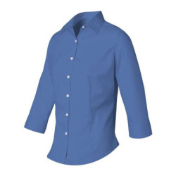 Women's Three-Quarter Sleeve Baby Twill Shirt