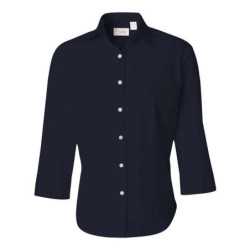Women's Three-Quarter Sleeve Baby Twill Shirt