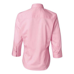 Women's Three-Quarter Sleeve Baby Twill Shirt
